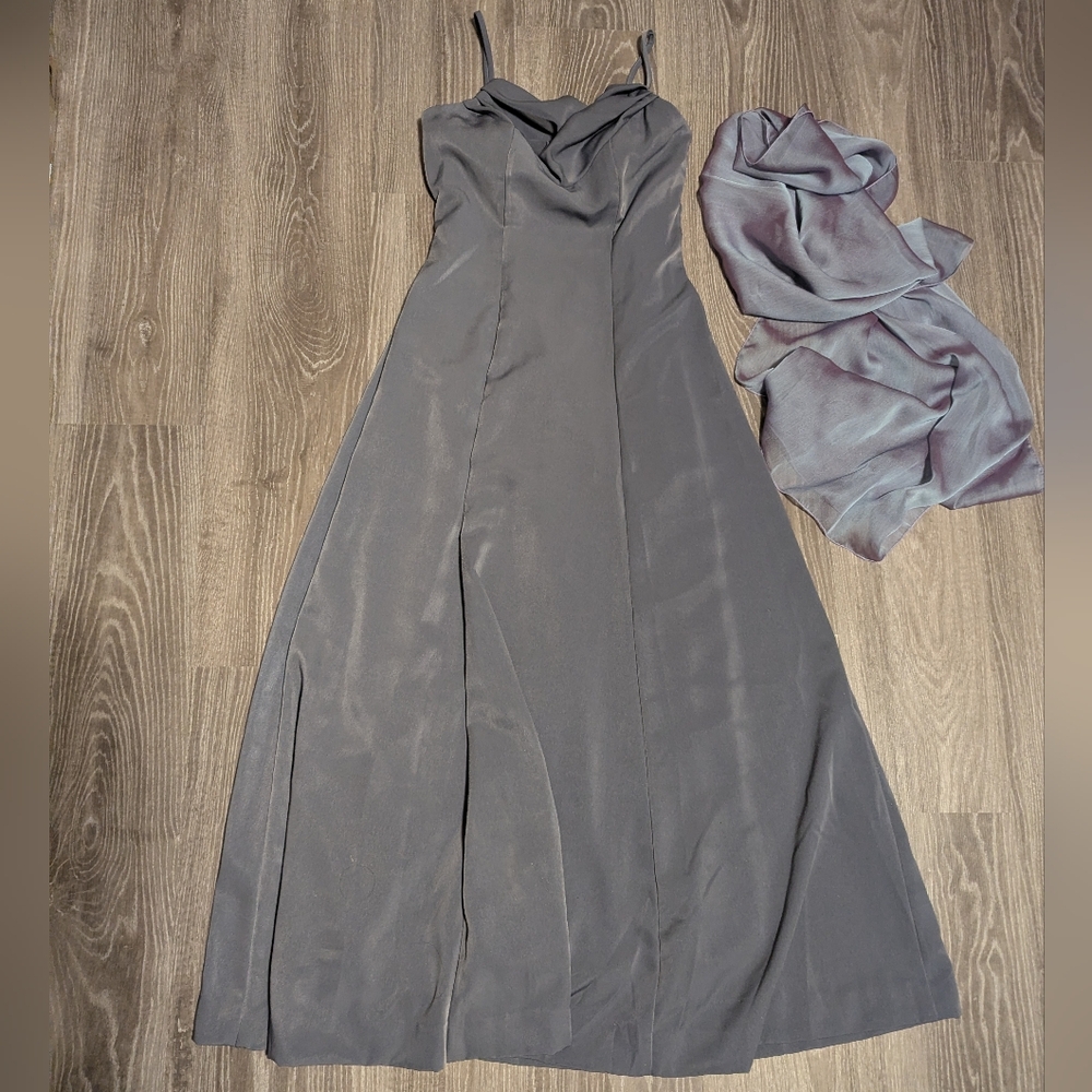MC2 | custom tailored made liquid velvety satin gown